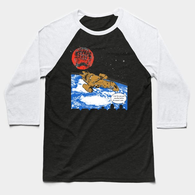 Mystery Space Theater Baseball T-Shirt by Pixhunter